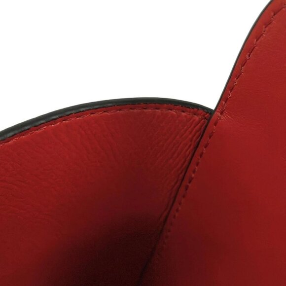 Auth CHRISTIAN LOUBOUTIN Carasky Mini Bucket - Black Leather Shoulder Bag - Picture 14 of 16